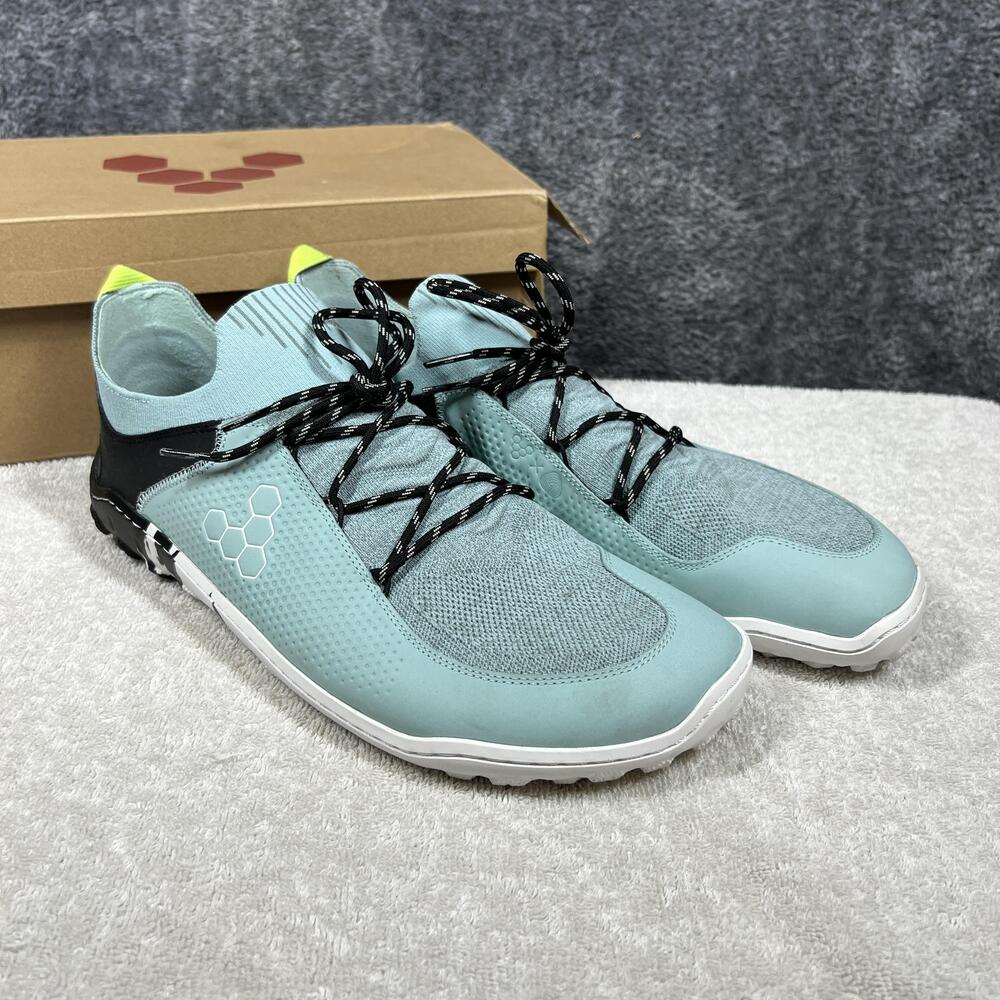 VivoBarefoot Shoes Mens Size 11 Teal Decon Tracker Low FG2 Outdoors Lightweight
